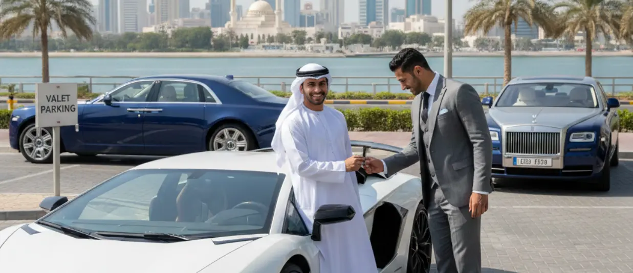 valet parking service in sharjah