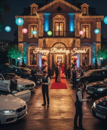 Valet Parking in Birthday Event