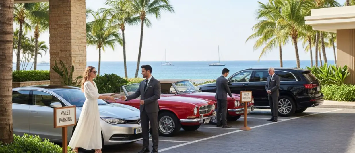 valet parking for resorts in dubai