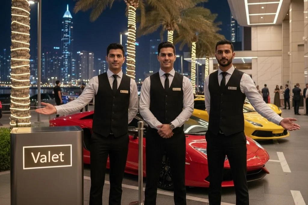 best Valet parking for wedding in uae