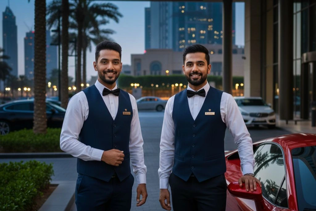 valet parking for abu dhabi , dubai new year events