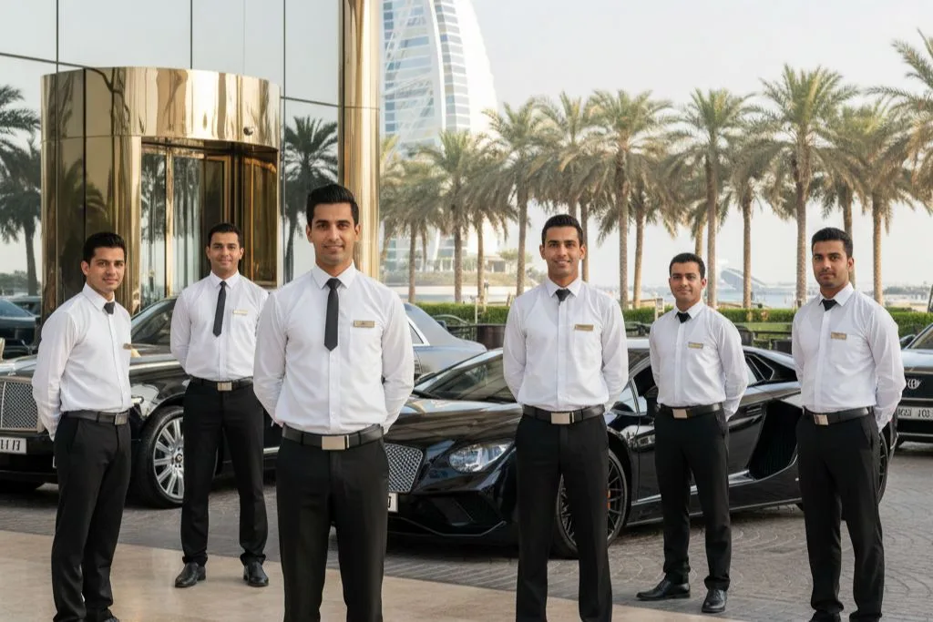 valet parking for holiday party in Dubai UAE