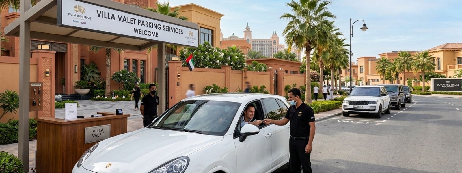 villa valet parking in Dubai
